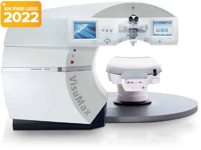 Špičkový femtosekundový laser<br>Visumax 500 Špičkový femtosekundový laser<br>Visumax 500